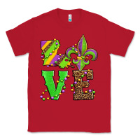Red love mardi gras Classic Tee - Jasminsmagicworld