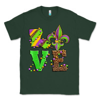 Sports Green love mardi gras Classic Tee - Jasminsmagicworld
