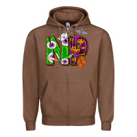 Chestnut halloween np nurse practitioner Zipper Hoodie - NancyCooperArtShop