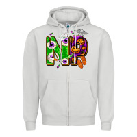 Dove Grey halloween np nurse practitioner Zipper Hoodie - NancyCooperArtShop