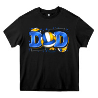 Black dad volleyball Heavy Core Tee - Zillion Design Studio