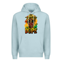 Blue Mist unapologetically dope afro Premium Hoodie - NancyCooperArtShop