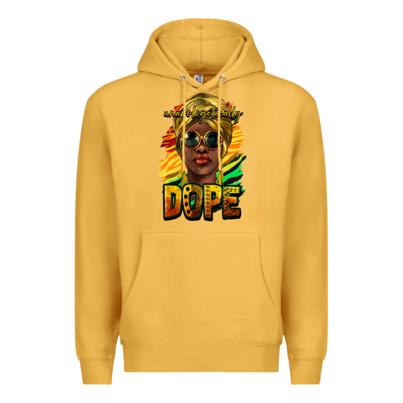 Unapologetically Dope Afro Premium Hoodie by NancyCooperArtShop | Teevron