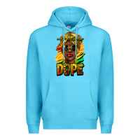 Ocean Blue unapologetically dope afro Premium Hoodie - NancyCooperArtShop