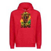 Red unapologetically dope afro Premium Hoodie - NancyCooperArtShop