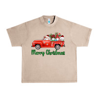 French Oak merry christmas truck gnomes Urban Heavy Tee - AdoDesignShop