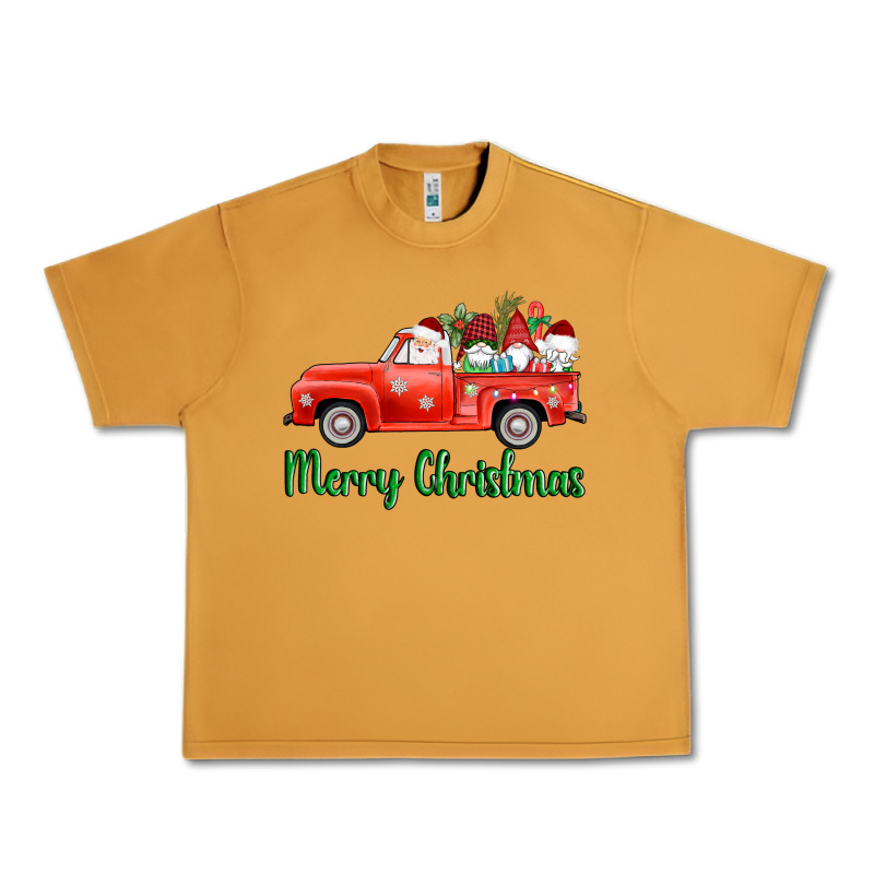 Merry Christmas Truck Gnomes Urban Heavy Tee by AdoDesignShop | Teevron