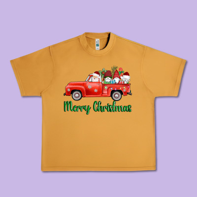 Merry Christmas Truck Gnomes Urban Heavy Tee Designed By Adodesignshop