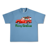 Pebble Blue merry christmas truck gnomes Urban Heavy Tee - AdoDesignShop