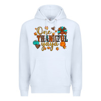 White one thankful yaya Premium Hoodie - JahusDesignShop