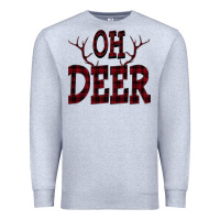 Heather Grey Oh Deer tshirt Premium Sweatshirt - Bettercallsaul