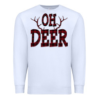 White Oh Deer tshirt Premium Sweatshirt - Bettercallsaul