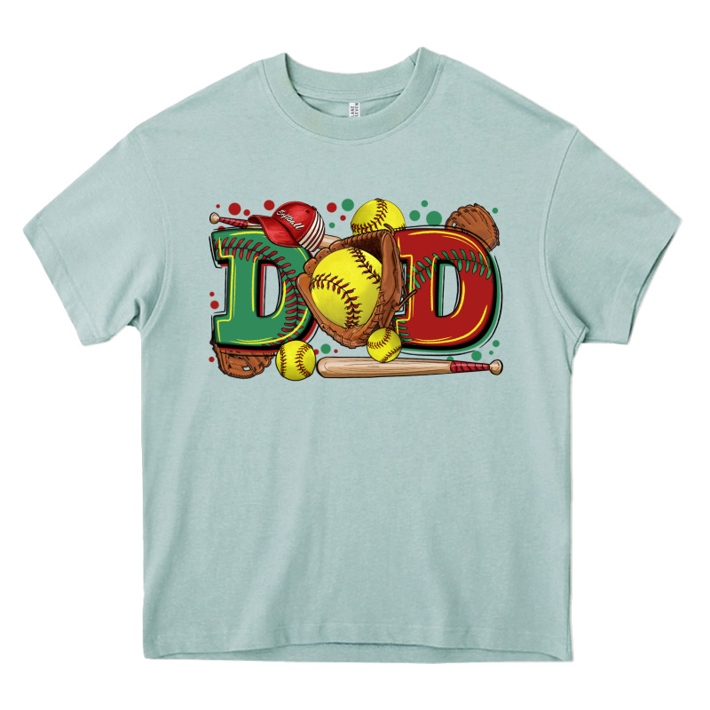 Dad Softball Heavy Core Tee by Zillion Design Studio | Teevron