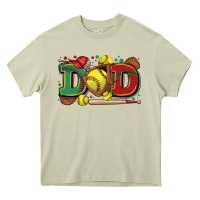 Mossy dad softball Heavy Core Tee - Zillion Design Studio