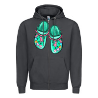 Smoke nurse crocs Zipper Hoodie - MaliasSmallBusiness