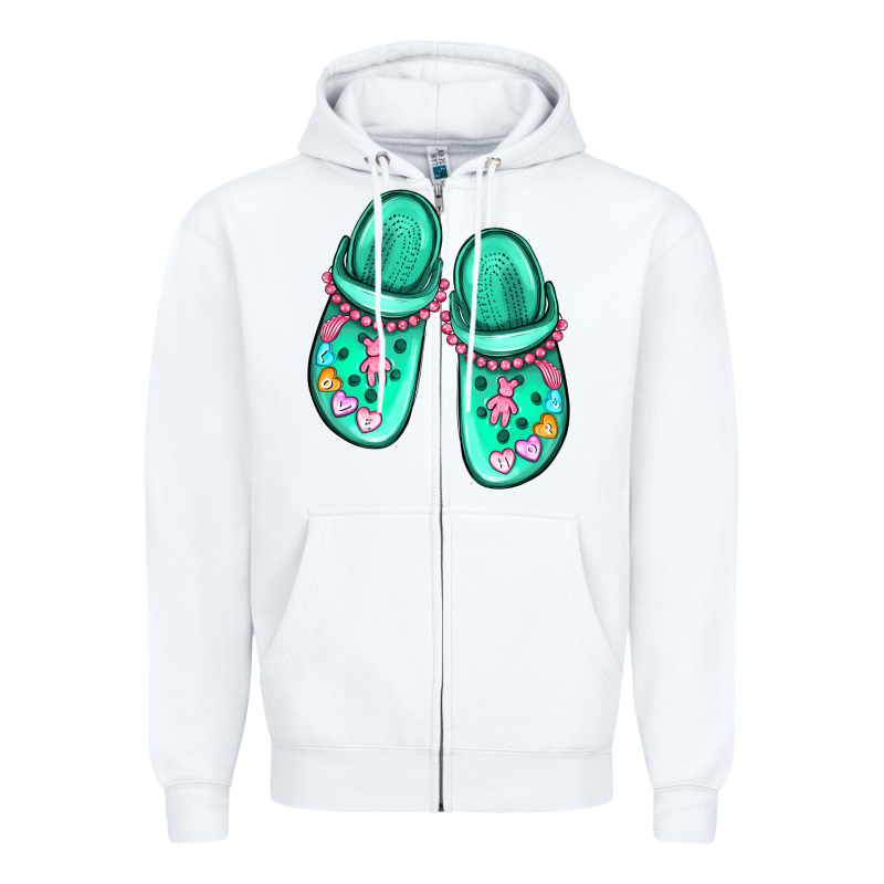 Nurse Crocs Zipper Hoodie by MaliasSmallBusiness | Teevron
