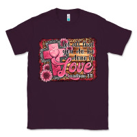 Plum let all that you do be done in love Classic Tee - Jasminsmagicworld