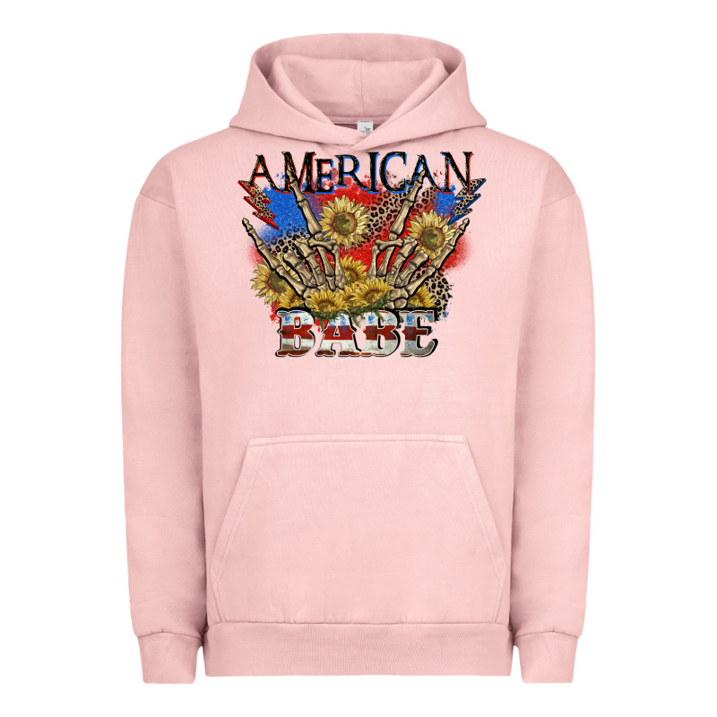 American Babe 4th Of July Urban Hoodie by CowGirlArtShop | Teevron