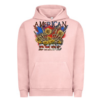 Pigment Salmon American babe 4th of july Urban Hoodie - CowGirlArtShop