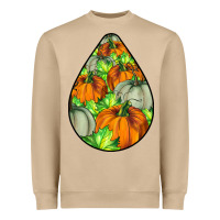 Mushroom Fall Teardrop Heavyweight Sweatshirt - LillyAllenDesigns
