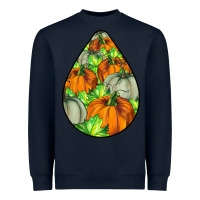 Navy Fall Teardrop Heavyweight Sweatshirt - LillyAllenDesigns