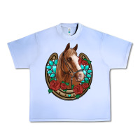 Grape Ice western horseshoe horse roses gemstone Urban Heavy Tee - Artiststas