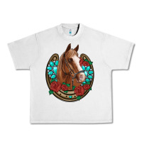 Lunar Rock western horseshoe horse roses gemstone Urban Heavy Tee - Artiststas