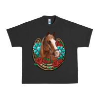 Pigment Black western horseshoe horse roses gemstone Urban Heavy Tee - Artiststas