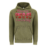 Vintage Olive buy me chocolate and tell me i'm pretty Vintage Hoodie - JahusDesignShop
