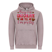 Vintage Zinc buy me chocolate and tell me i'm pretty Vintage Hoodie - JahusDesignShop