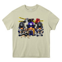 Mossy police gnome Heavy Core Tee - BarkalooDesign