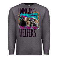Charcoal Heather Hangin With My Heifers Premium Sweatshirt - Bettercallsaul