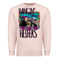 Pale Pink Hangin With My Heifers Premium Sweatshirt - Bettercallsaul