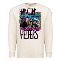 Sandshell Hangin With My Heifers Premium Sweatshirt - Bettercallsaul