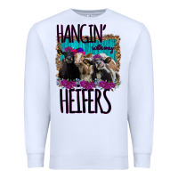 White Hangin With My Heifers Premium Sweatshirt - Bettercallsaul