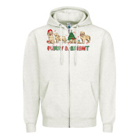 Oatmeal Heather furry and bright Zipper Hoodie - MaliasSmallBusiness