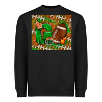 Black go american football leopard Heavyweight Sweatshirt - NancyCooperArtShop