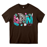 Chocolate Brown lpn Heavy Core Tee - texasbilliewilder