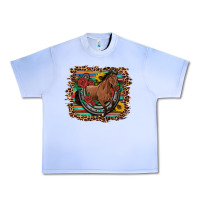 Grape Ice western horse horseshoe roses sunflowers serape leopard Urban Heavy Tee - Artiststas