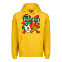 Lemon Mexican Hearts Premium Hoodie - texasbilliewilder