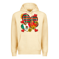 Pina Colada Mexican Hearts Premium Hoodie - texasbilliewilder