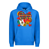 True Royal Mexican Hearts Premium Hoodie - texasbilliewilder