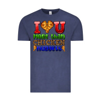 Vintage Denim i love you more than chicken nuggets Vintage Tee - AdoDesignShop