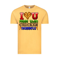 Vintage Mustard i love you more than chicken nuggets Vintage Tee - AdoDesignShop