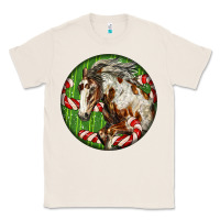Natural Horse Christmas Classic Tee - LillyAllenDesigns