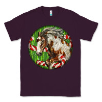 Plum Horse Christmas Classic Tee - LillyAllenDesigns
