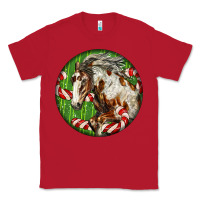 Red Horse Christmas Classic Tee - LillyAllenDesigns