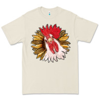 Bone sunflower with rooster Premium Tee - RanaPortraitStore