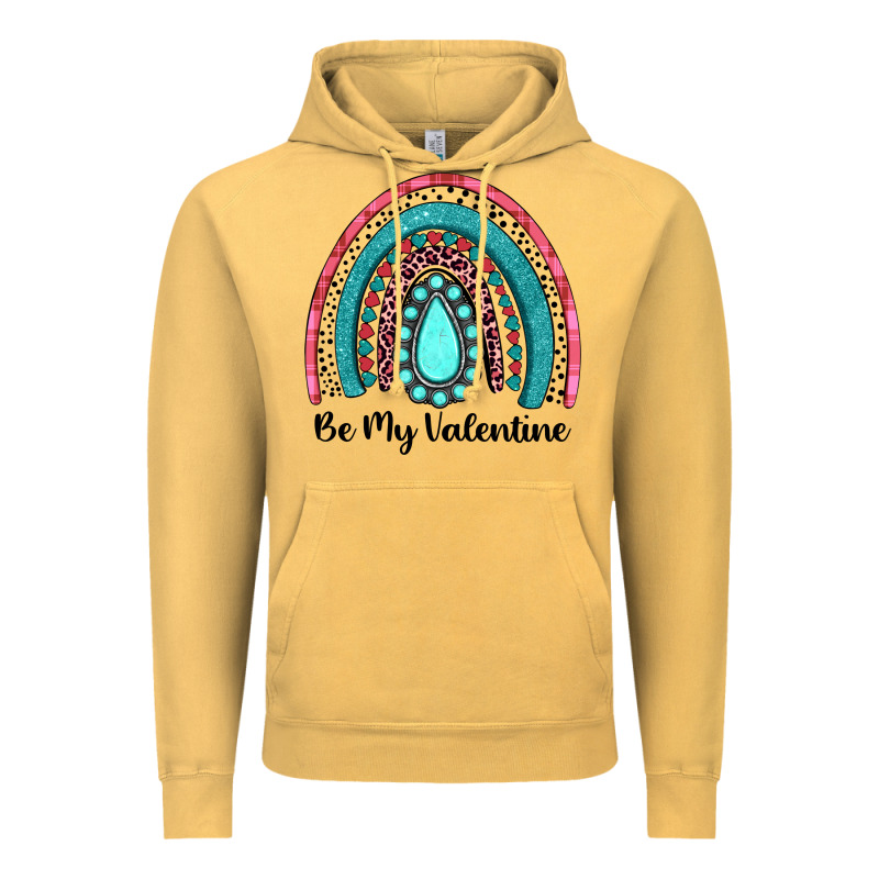 Be My Valentine Gemstone Rainbow Vintage Hoodie by JahusDesignShop | Teevron