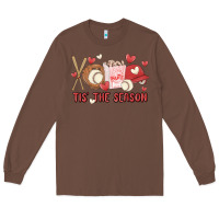 Chestnut tis the season baseball Long Sleeve Tee - MaliasSmallBusiness